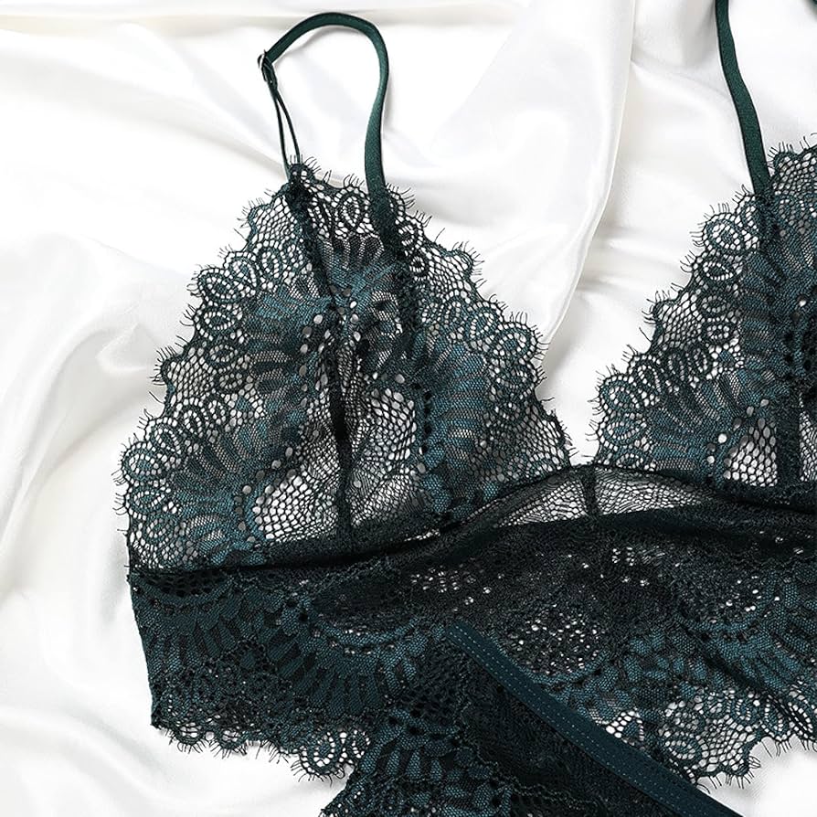 Amazon.co.jp: レディースセクシーランジェリー下着ブラ,レース